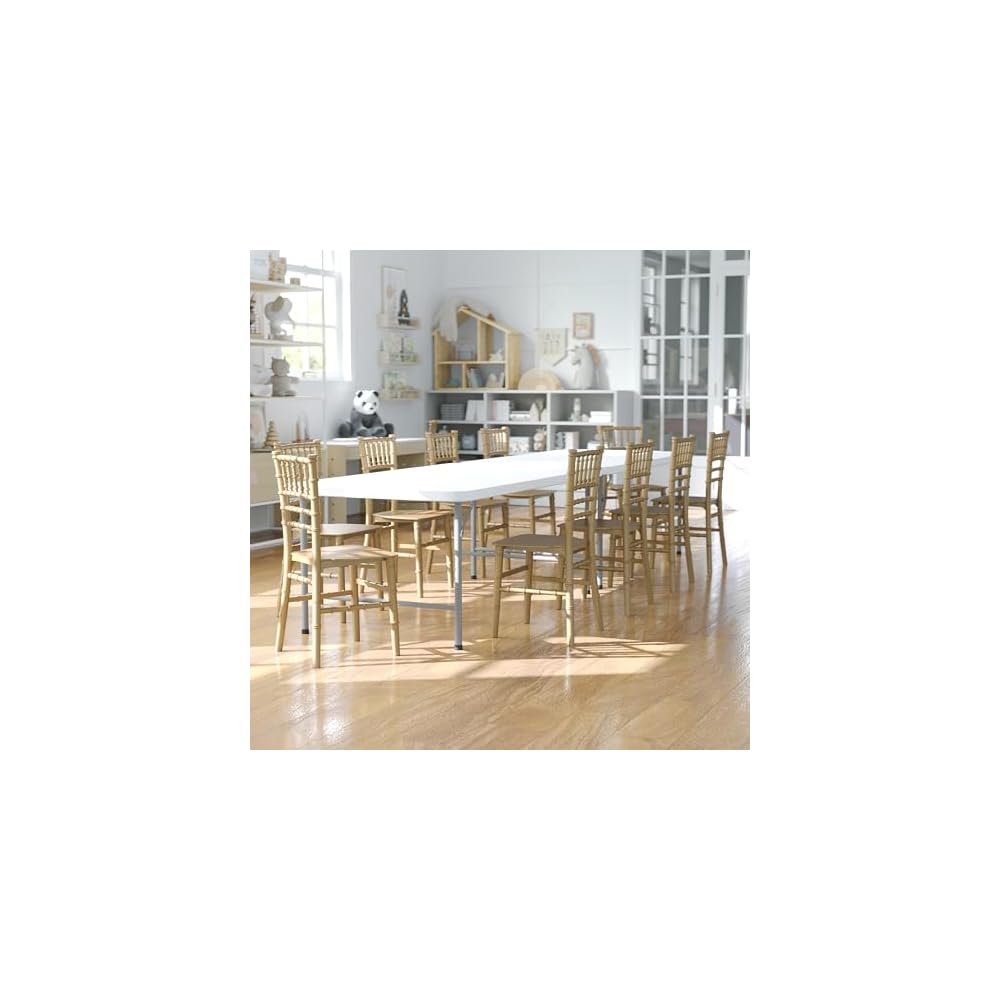 Flash Furniture Hercules Kids Resin Chiavari Chair, Gold