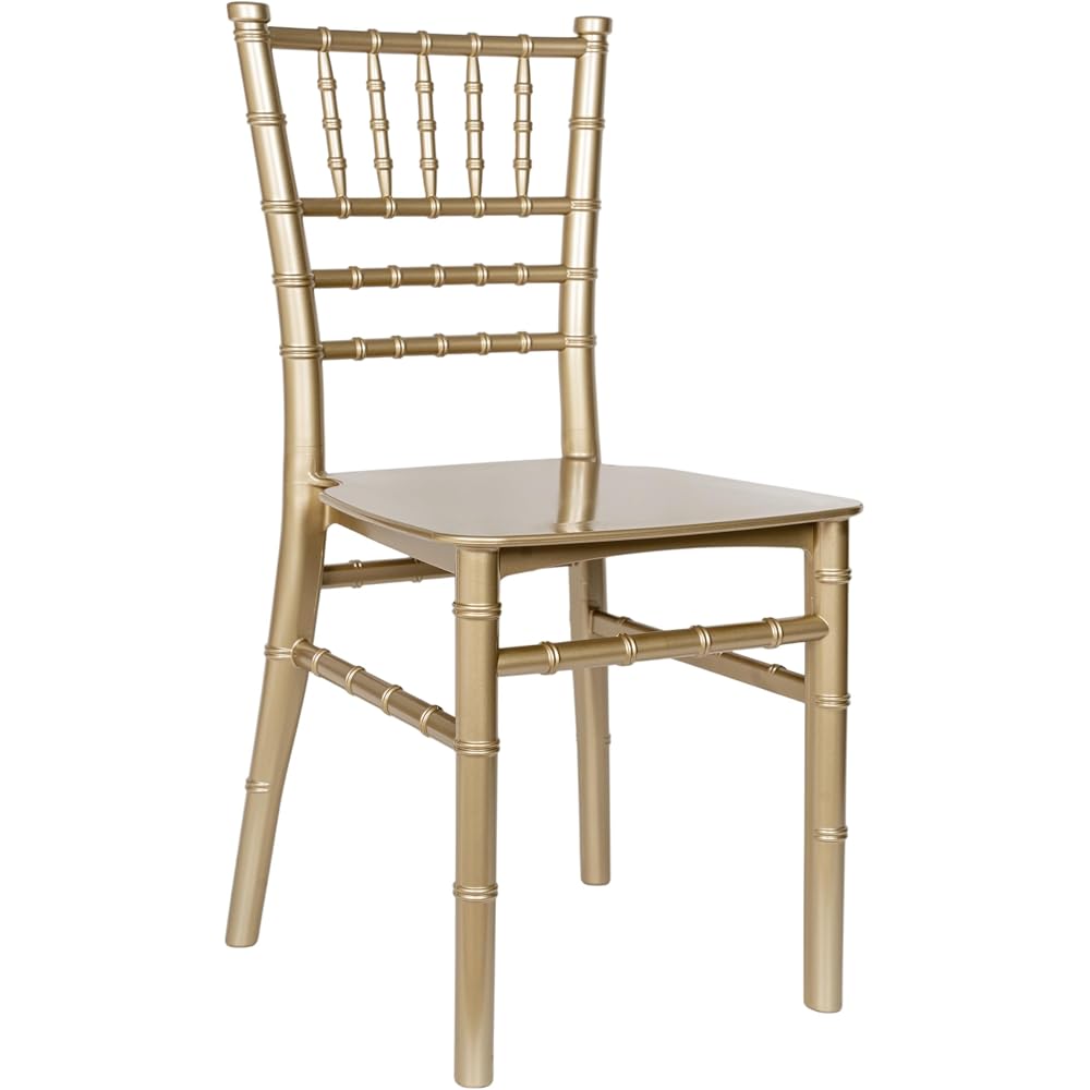 Flash Furniture Hercules Kids Resin Chiavari Chair, Gold