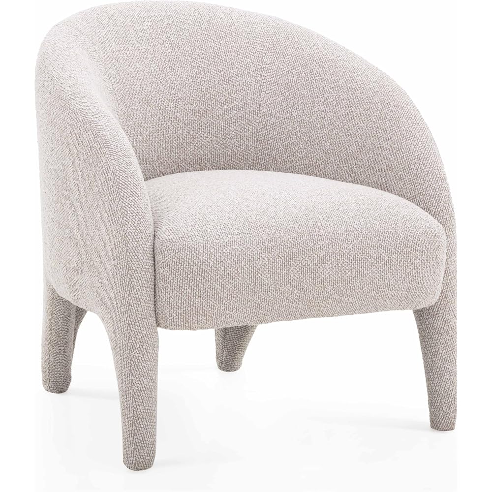 TOV Furniture Kris Warm Grey Boucle Accent Chair